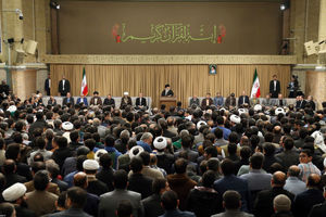 Leader says Iran confronted by a coalition of ‘hypocritical powers’

