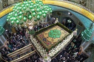 The Story behind Peacock Feathers in Imam Reza Shrine Rituals
