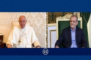 Pezeshkian wishes for Palestine liberation in message to Pope

